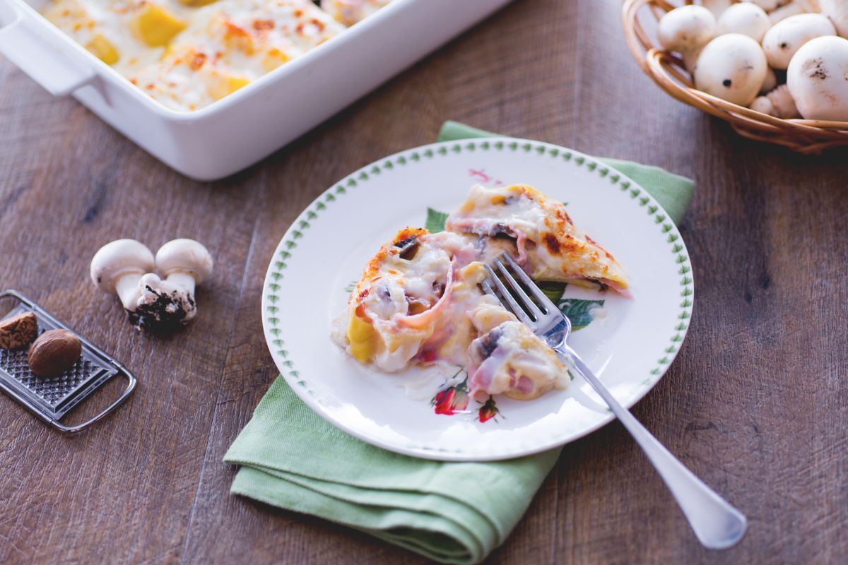 Baked pasta nests