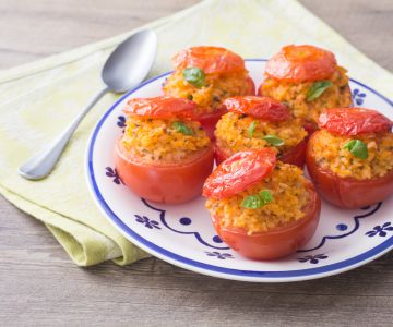 Baked stuffed tomatoes